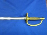 A U.S. Civil War Ames Model 1840 Non Commissioned Officers Sword Dated 1863 In Excellent Condition!    - Image 5 of 9