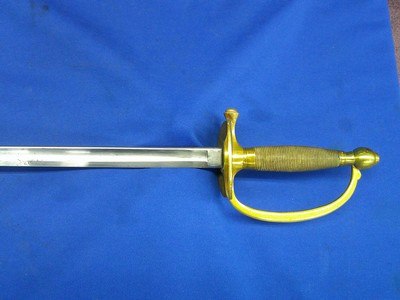 A U.S. Civil War Ames Model 1840 Non Commissioned Officers Sword Dated 1863 In Excellent Condition!    - Image 5 of 9
