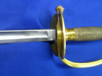 A U.S. Civil War Ames Model 1840 Non Commissioned Officers Sword Dated 1863 In Excellent Condition!    - Image 6 of 9