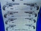 Large 1800's Whitney Revolver Broadside with 9 Revolvers - Image 3 of 5