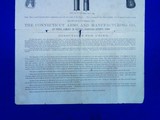 Civil War Factory Broadside For 
