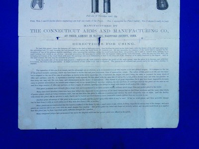 Civil War Factory Broadside For 