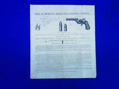 Civil War Factory Broadside For 