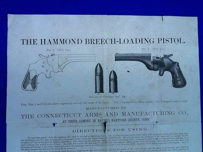 Civil War Factory Broadside For 