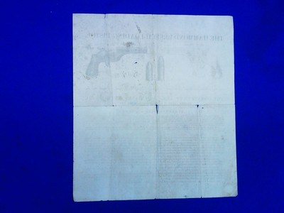 Civil War Factory Broadside For 