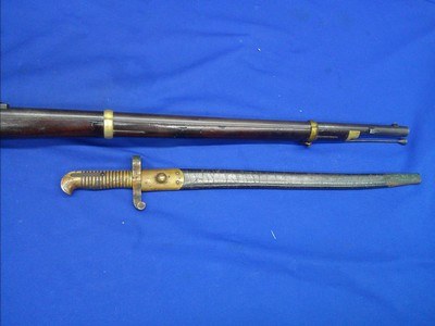 U.S. Civil War Military Issued Remington Model 1863 Zouave Rifle & Bayonet   - Image 3 of 5