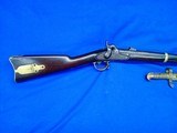 U.S. Civil War Military Issued Remington Model 1863 Zouave Rifle & Bayonet   - Image 2 of 5