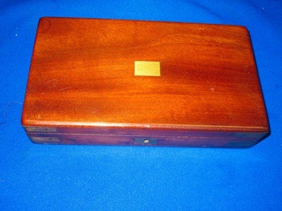 Civil War Original Deluxe Brass Bound Case For A Blunt & Syms Pepperbox Or Other Similar Pepperbox Pistols - Image 4 of 5