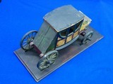 An Early 1800's Wood Carved Model of a 1700's American Stage Coach - Image 5 of 5