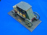 An Early 1800's Wood Carved Model of a 1700's American Stage Coach - Image 4 of 5