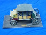 An Early 1800's Wood Carved Model of a 1700's American Stage Coach - Image 1 of 5