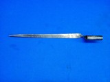 Model 1795 Musket Bayonet Marked on the Bottom with a Small 