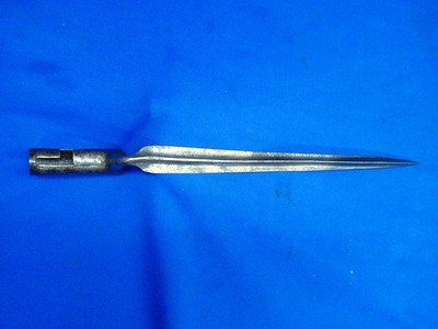 Model 1795 Musket Bayonet Marked on the Bottom with a Small 