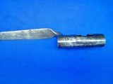 Model 1795 Musket Bayonet Marked on the Bottom with a Small 