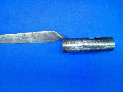 Model 1795 Musket Bayonet Marked on the Bottom with a Small 