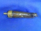 An Early & Scarce Civil War Peacock On A Pedestal With Crossed Pistols Powder Flask For A Colt Percussion Root Revolver In Untouched Original Cond.! - Image 3 of 8