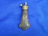 An Early & Scarce Civil War Peacock On A Pedestal With Crossed Pistols Powder Flask For A Colt Percussion Root Revolver In Untouched Original Cond.! - Image 8 of 8