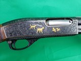 Remington Model 870 20 Ga Custom Engraved 3 Barrel Set Shotgun - 25 of 25