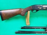Remington Model 870 20 Ga Custom Engraved 3 Barrel Set Shotgun - 2 of 25