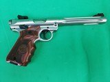 Ruger MK IV Hunter 22 LR 6 7/8" Fluted Stainless Pistol - 3 of 6