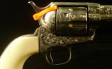 Colt Single Action Army Black Powder Frame Engraved - 7 of 13