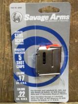 Savage Model 93, 502, and 503 Stainless 5 Round Magazine for .22 WMR or .17 HMR - 1 of 1
