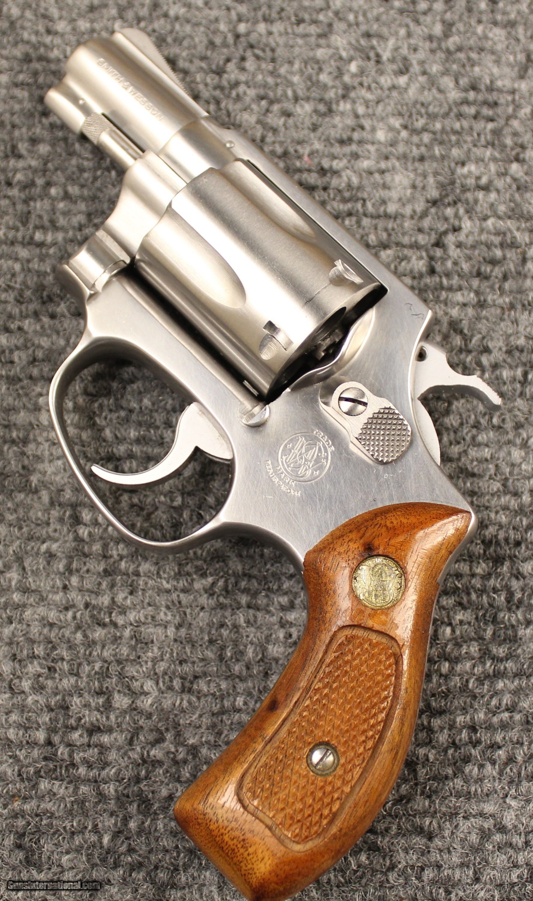 Smith And Wesson Model 60 No Dash Stainless Steel Revolver 38 Sandw Spl