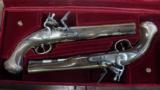George Washington Silver-Mounted Flintlock Pistols - 2 of 11