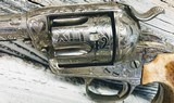 CATTLE BRAND ENGRAVED COLT SINGLE ACTION ARMY – 1904 BISLEY MODEL 38 WCF by WELDON BLEDSOE - 13 of 15