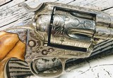 CATTLE BRAND ENGRAVED COLT SINGLE ACTION ARMY – 1904 BISLEY MODEL 38 WCF by WELDON BLEDSOE - 3 of 15