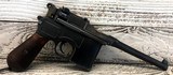 MAUSER C96 Wartime Commercial .30 Luger 1915 - 1918 - 1 of 18