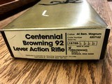 Browning B - 92 Centennial Lever Action in .44 Mag - 25 of 25