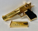 Magnum Research Desert Eagle .50ae 24k Gold - 1 of 5