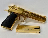 Magnum Research Desert Eagle .50ae 24k Gold - 2 of 5