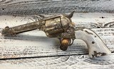 Engraved Colt Single Action Army 2nd Gen 38 Special (SALE PENDING) - 1 of 11