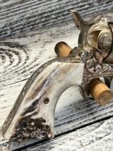 Engraved Colt Single Action Army 2nd Gen 38 Special (SALE PENDING) - 6 of 11