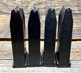 LOT of FOUR (4) Magazines for HK P2000 / USP 40C