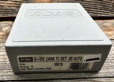 RCBS 3 DIE Carbide TC Set, .45 AUTO, PN 18915 - 2 of 2