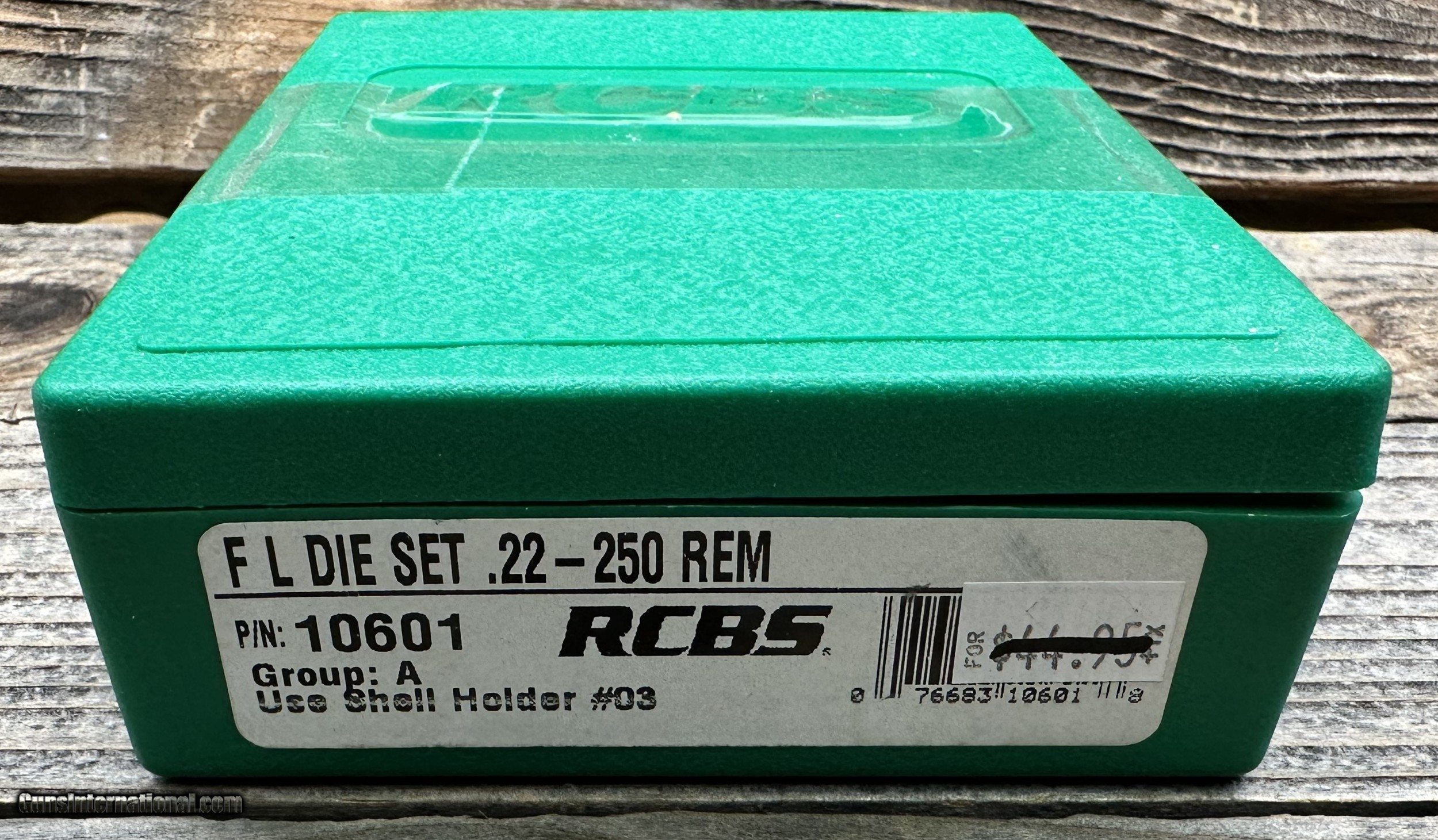 RCBS F L Die Set .22-250 REM, PN 10601, Group A