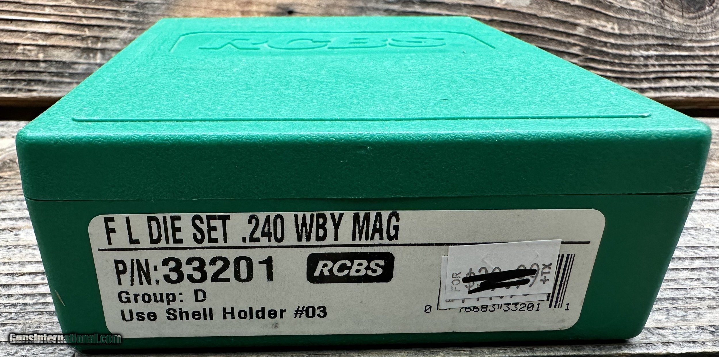 RCBS F L Die Set .240 WBY MAG, Group D, 33201