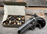 E. Remington & Sons, 2nd Model Derringer, 41 Short RF, With Ammo! - 7 of 10