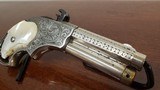 Factory Engraved Pearl Grips Remington Rider Magazine Pistol .32RF - 9 of 15