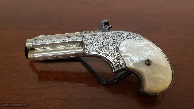 Factory Engraved Pearl Grips Remington Rider Magazine Pistol .32RF