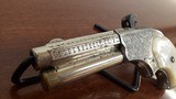Factory Engraved Pearl Grips Remington Rider Magazine Pistol .32RF - 4 of 15