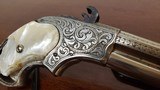 Factory Engraved Pearl Grips Remington Rider Magazine Pistol .32RF - 7 of 15