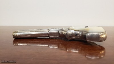 PRICE REDUCED!!! Factory Engraved Pearl Grips Remington Rider Magazine Pistol .32RF - Image 14 of 15
