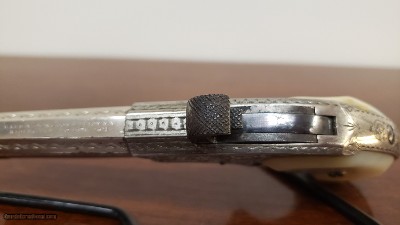 PRICE REDUCED!!! Factory Engraved Pearl Grips Remington Rider Magazine Pistol .32RF - Image 12 of 15