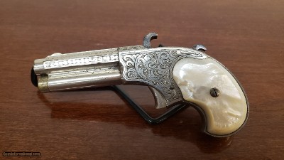 PRICE REDUCED!!! Factory Engraved Pearl Grips Remington Rider Magazine Pistol .32RF - Image 15 of 15