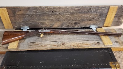 C. McLoughlin 12 Bore Percussion SXS Shotgun