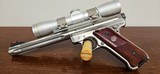Ruger Mark III Hunter MkIII .22LR W/ Leupold FX-II 4x28mm - 1 of 14